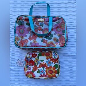 Packed Party Floral Cosmetic Bag Set NEW & Excellent condition